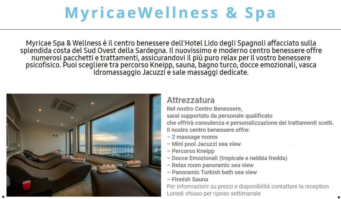 Hotel Lido Degli Spagnoli Wellness & Spa Portoscuso Exterior foto